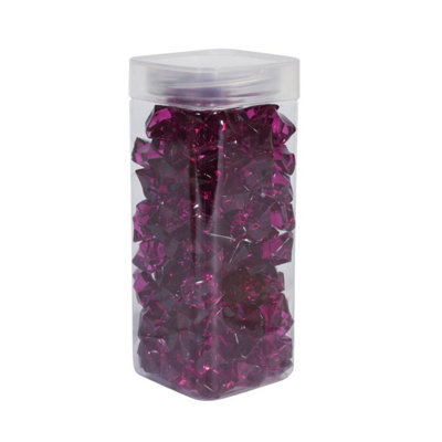 Kdmd Unisex Purple Large Dark Acrylic Stone In Square Jar 300Gr 2 Pack - Image 2