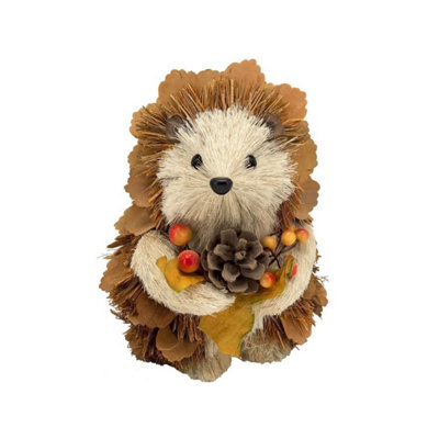 Kdmd Unisex Brown Autumn Grass Hedgehog Ornament 18Cm In - Image 3