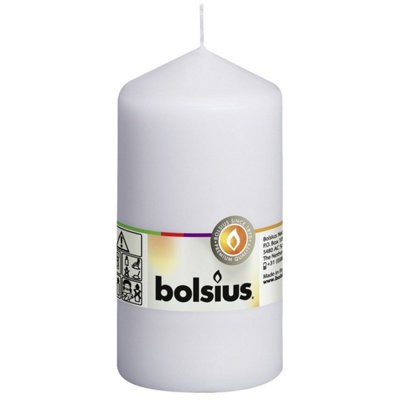 Kdmd Unisex White Bolsius Pillar Candle 130Mm X 68 Mm 2 Pack - Image 3