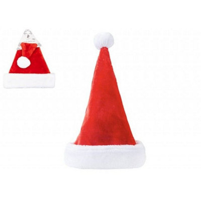 Kdmd Luxury Red Plush Christmas Hat 2 Pack - Red - Image 2