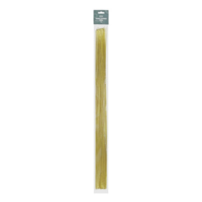  - Champagne Paper Covered Wire Pack Of 25