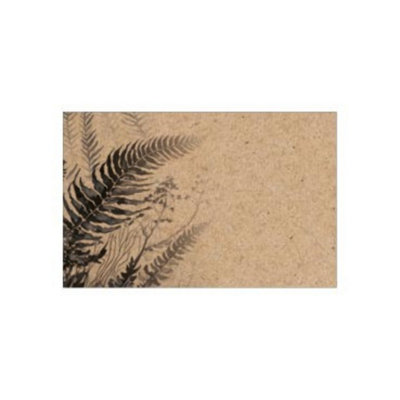  - Black Fern Card Small Florist Card Flat 300 Cards