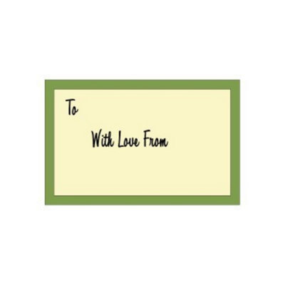  - Green Frame Small Card Pack25 Florist Card Flat 300 Cards