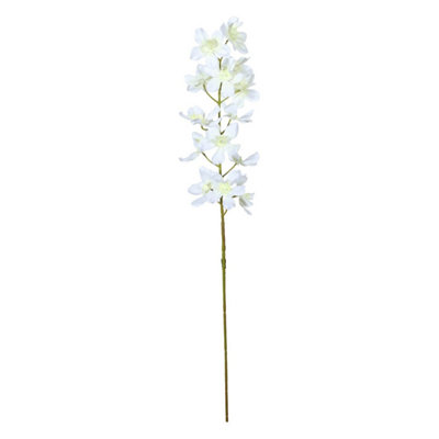 B&Q Cream Dendrobium Orchid Spray Floral Pack Of 3