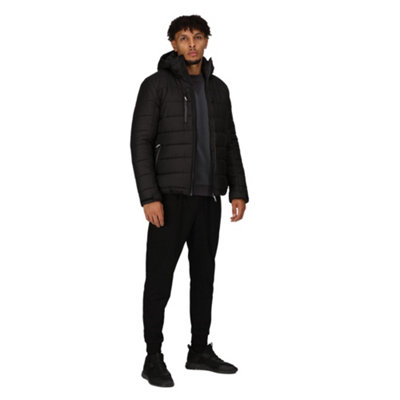 Regatta Men's Black/Grey Professional Thermal Padded Jacket - /Seal - 4XL - /Seal - 100% Polyester - Image 3