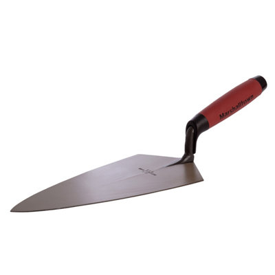 B&Q -  Philadelphia Carbon Steel Brick Trowel Red/black (279mm X 140mm)