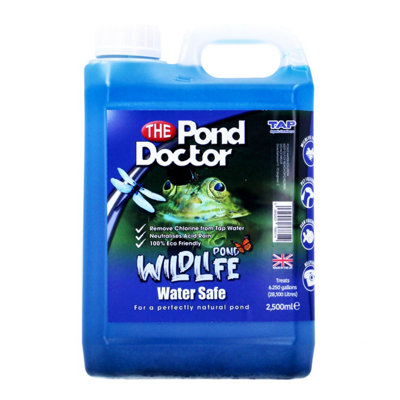 Tap Water Safe Dechlorinator Pond Wildlife Doctor Chlorine Tapsafe Treatment 2.5L from B&Q