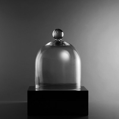 Medium Vintage Glass Cloche Dome from B&Q