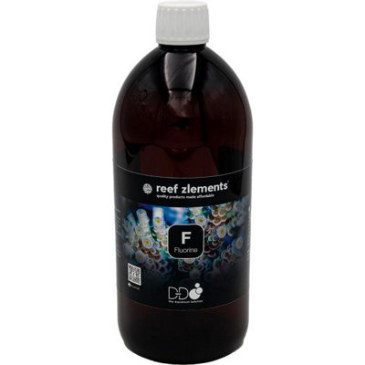Reef Zlements Macro Elements Fluorine  1L Bottle For Optimal Aquarium Health from B&Q