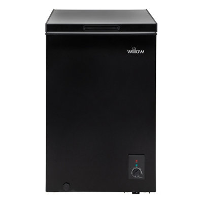 Willow W99Cfb Freestanding 99L Chest Freezer With Removable Storage BasketSuitable For Outbuildings And GaragesBlack from B&Q
