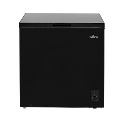 B&Q -  W198Cfb 199L Freestanding Chest Freezer With Removable Storage BasketAdjustable ThermostatLow NoiseBlack