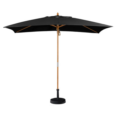  - Kratos 3M X 2M Wooden Parasol In Black