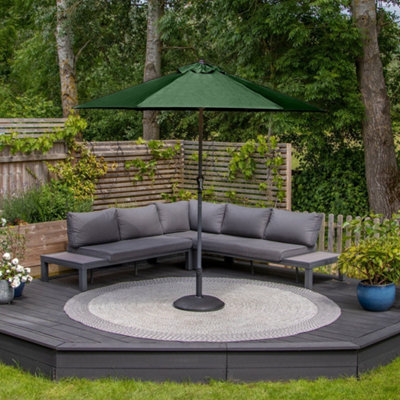  - Triton 2.5M Aluminium Parasol In Green