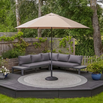  - Triton 3M Aluminium Parasol In Khaki