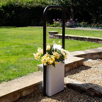 Invisible Creations Classic Planter With Built In Grab Rail from B&Q