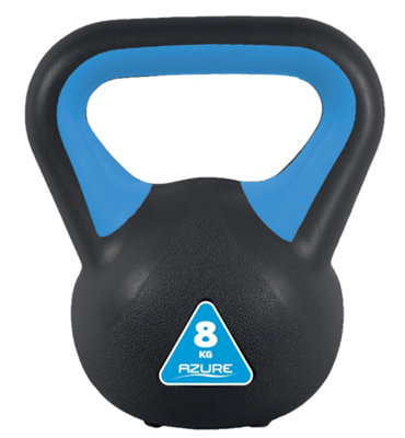 Azure Black/Blue 8Kg Kettlebell - Image 3