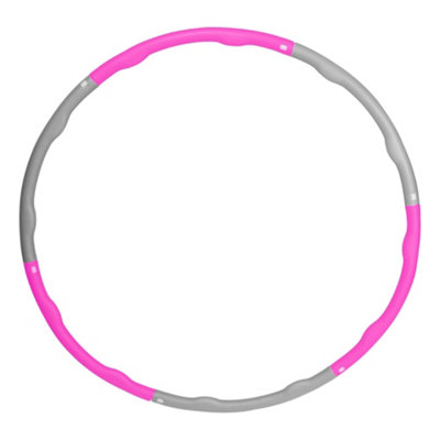 Azure Weighted Hula Hoop For Effective Core And Full Body Workouts