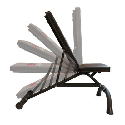 Hxgn Unisex Black Ultimate Adjustable Flat/Incline/Decline Weight Bench In Size 6 - Image 6