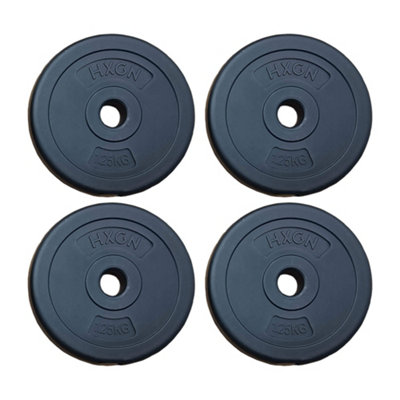 Hexagon Hxgn 4 Pack Of 1.25Kg Standard Weight Plates For Strength Training from B&Q