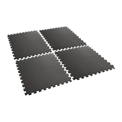 HXGN - Gym Floor Mats - Interlocking Protective Tiles - 60cm - 4 Pack - Image 6