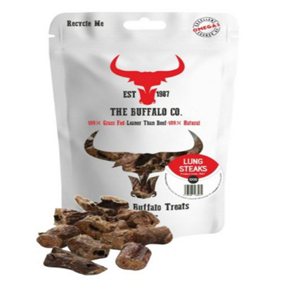 The Buffalo Co. Buffalo Lung Steaks 100G (Pack Of 6) from B&Q