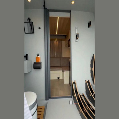 ROLdour Campervan / RV Shower Door 1500mm up to 2000mm Tall Custom Made ...