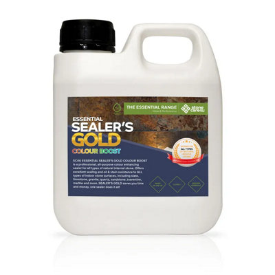 Stonecare4USealers Gold Colour Boost (1L)Internal Floor And Tile SealerLong LastingColour Boost Natural Stone Sealer from B&Q