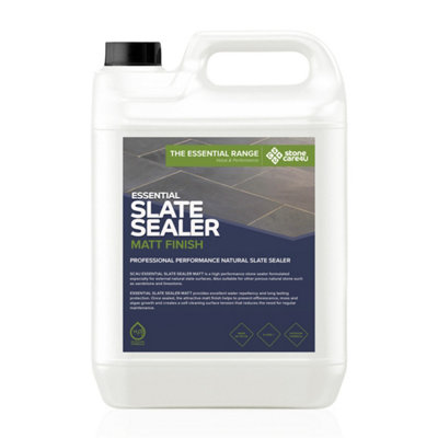 Stonecare4USlate Sealer Matt (Dry) Finish (5L)High PerformanceQuick Drying Formula For Slate TilesFloorsPaving & More from B&Q