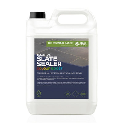 Stonecare4USlate Sealer Colour Boost (5L)High PerformanceColour Enhancing Slate TileFloor & Patio Sealer from B&Q