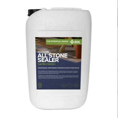 Stonecare4UAll Stone Sealer Satin Finish (25L)Eco FriendlyHighly Effective Wet Look Sealer For All Natural Stone from B&Q