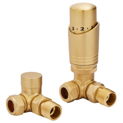Kartell Br-Trv101C Design Twin Pack Trv Brushed Brass Corner from B&Q