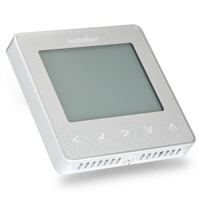 Heatmiser Neostat V2 12V Programmable Thermostat - Platinum Silver