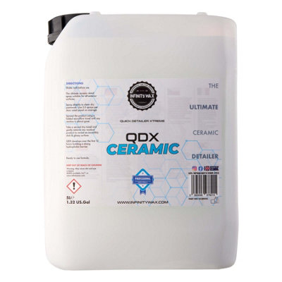  - Infinity Wax Qdx Ceramic Detailer Quick Xtreme Car Paint Protection 5L Iclqdx5L