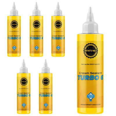  - Infinity Wax Turbo6 Sio2 & Carnauba Sealant Gloss Protection 250Ml X6 Bottles