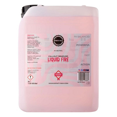  - Infinity Wax Liquid Fire Fallout Ph Neutral Remover Heavy Formula 5L Icllfr5L
