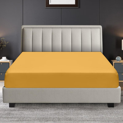 Pamposh Single Size Fitted Sheet Extra Deep Pocket Durable Elastic Premium Microfibre Ultrasoft Hypoallergenic Fade Resistant