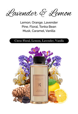 Kapplico Lavender Diffuser Oil 200Ml100% Pure Lavandula Angustifolia Essential Oil For Aromatherapy from B&Q