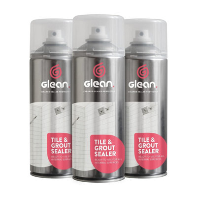 Go Glean Glean Tile Grout Sealer400Ml3-Pack from B&Q