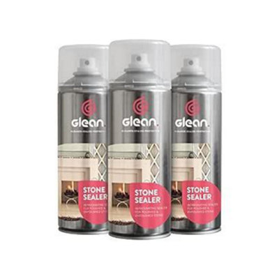 Go Glean Glean Stone Sealer Spray400Ml3 Pack from B&Q