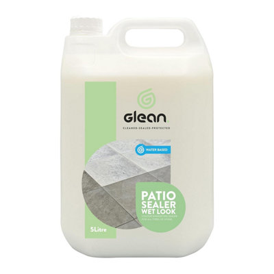 Go Glean Glean Patio Sealer Wet Look Colour Enhancing SolutionNatural5 Litre from B&Q