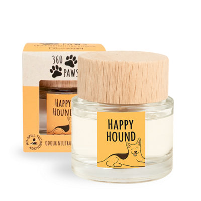 B&Q -  Pet Aromaguard Odour Neutralising Diffuser Happy Hound Fresh Jasmine & Tonka No Spill Design