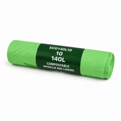 B&Q -  Compostable Wheelie Bin Liners 140L 3 Packs Of 1030 Bags 30 Bags