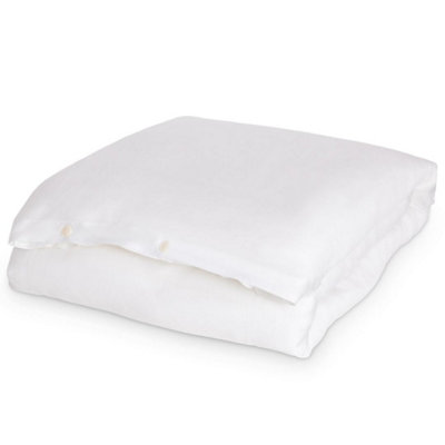 Cool & Comfy Silk Duvet Cover (Eucalyptus) from B&Q