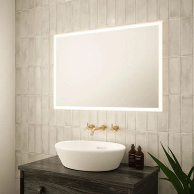 Luxury Illuminated Led Mirror Touch Sensor Dimmable Vertical Or Horizontal from B&Q
