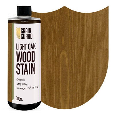 Guard Ltd Guard Water Based Wood Stain - Oak - 500Ml Grain/Light