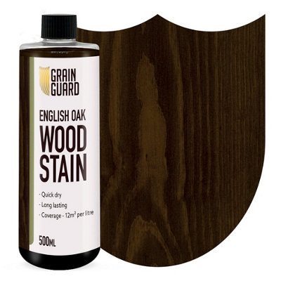 Guard Ltd Guard Water Based Wood Stain - English Oak - 500Ml Grain