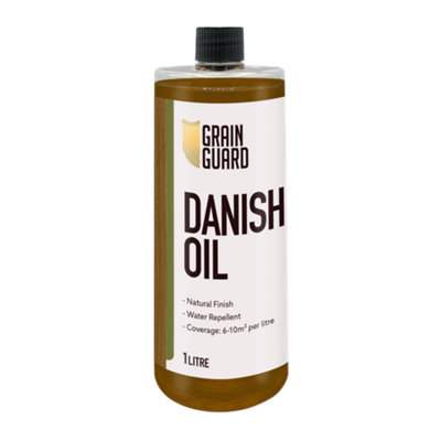 Grain Guard LTD Grain Guard Danish Oil Natural Blend For Wooden Surfaces1 Litre from B&Q