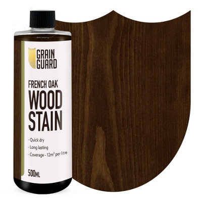 Grain Guard Ltd Guard Water Based Wood Stain - French Oak - 500Ml