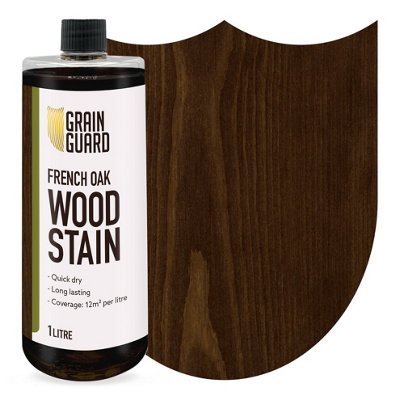 Guard Ltd Guard Water Based Wood Stain - French Oak - 1L Grain