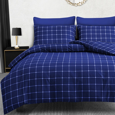 Pamposh Double Duvet Cover Set Premium Microfiber Duvet Cover Double Ultrasoft Hypoallergenic Reversible With Zipper Closure from B&Q
